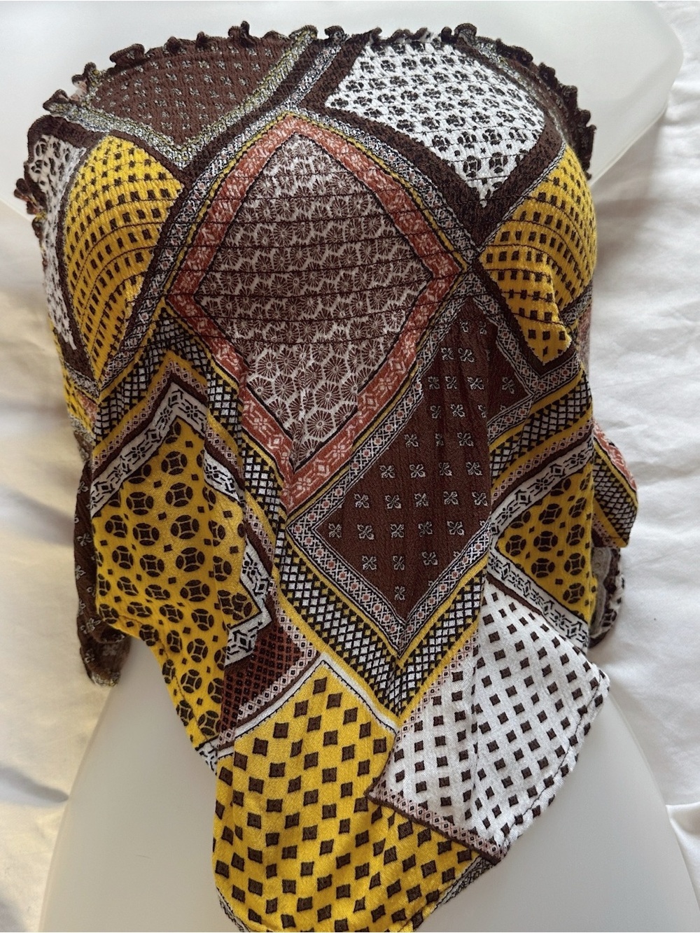 new look ⋆ patchwork boho top - Picture 5 of 8